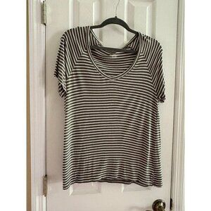 American Eagle Shirt Soft & Sexy Green Striped Medium